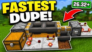 FASTEST Duplication Glitch in Minecraft Bedrock 26.32+ (15 Seconds!)