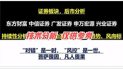 东方财富 中信证券 广发证券 申万宏源 兴业证券，证券板块分析 - 天天要闻