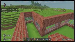 Minecraft PS5 ilk kez kendi evimi yaptım 👌