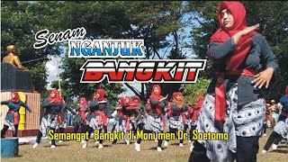 Senam NGANJUK BANGKIT, Semangat Bangkit dari Monumen Dr. Soetomo