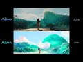 Moana (2026/2016) teaser side-by-side comparison