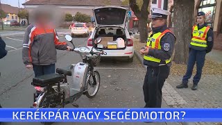 Kerékpár vagy segédmotor?