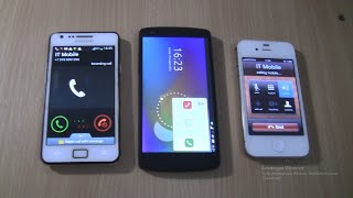 Incoming Call &Outgoing Callat The Same Time Nexus 5 Ubuntu Samsung S2 Plusiphone 4S