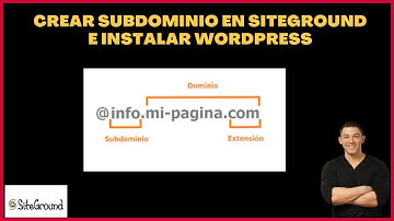 🔵 crear subdominio en siteground ✅ e instalar Wordpress 2023 🚀