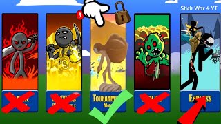UNLOCK NEW BOSS PLATINUM FULL BAG POWER |STICK WAR LEGACY