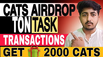 How to Complete Ton Transaction in CATS AirDrop | Cats Airdrop Ton Transaction Issue ReSolution #Ton