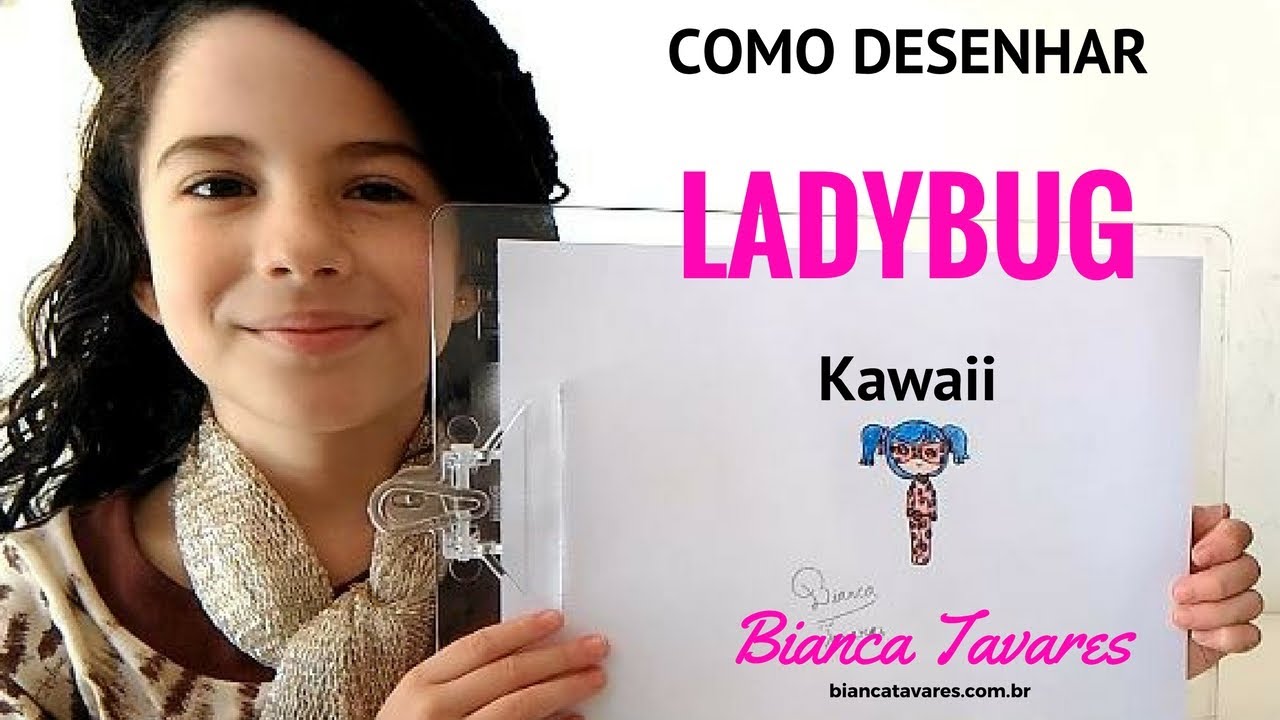 Como Desenhar Menininha Kawaii de Pijama de Raposa por Bianca Tavares