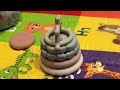 Moonkie stacks of circles soft teething toy