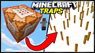 Commands + Traps = CRAZY MINECRAFT CREATIONS!
