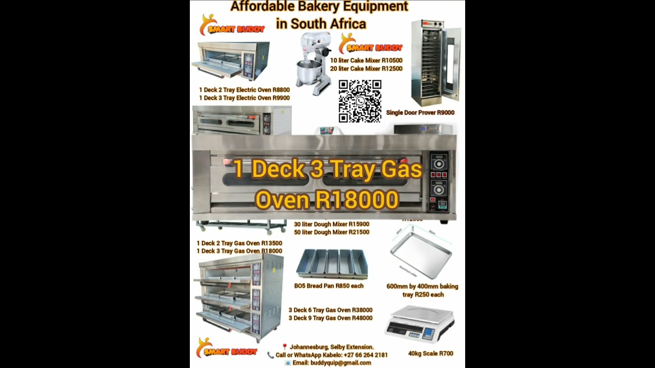 Affordable Bakery Equipment in South Africa SmartBuddy Catering Equipment