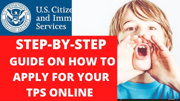 HOW TO APPLY FOR TEMPORARY PROTECTED SATUS #tps  ONLINE IN 2022 - A STEP BY STEP GUIDE #uscis