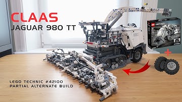 Lego Technic Claas Jaguar 980 Terra Trac! - A #42100 partial alternate build!