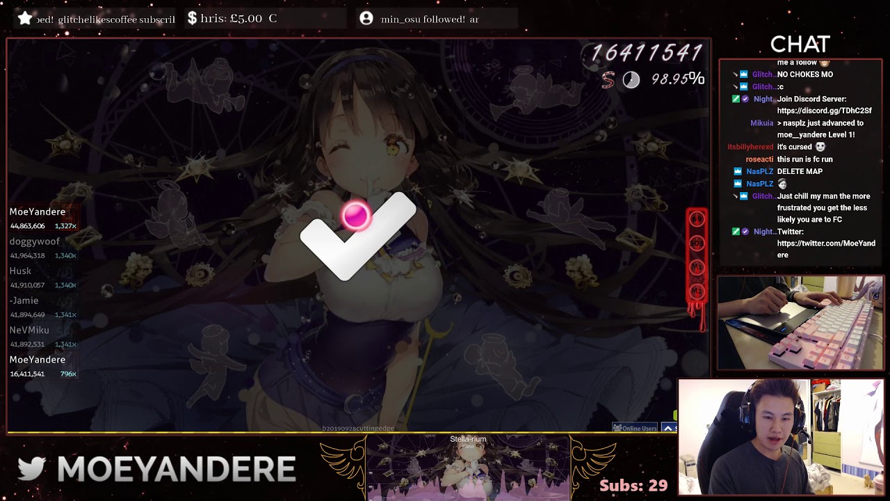 [Live] MoeYandere | Kano - Stella-rium [Starlight] +HDDT 98.16% {#3 657pp FC} - osu!