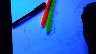 BLACKLIGHT SPEED DRAWING (farm friendz)