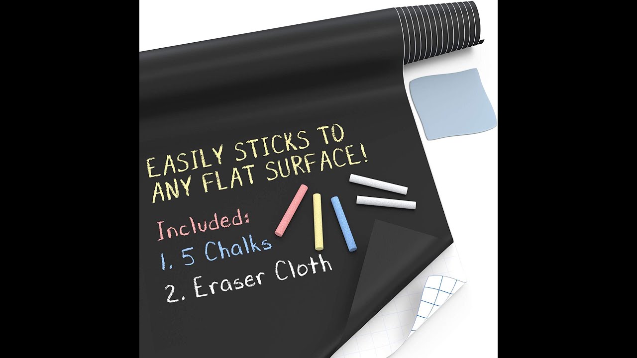 DIY Chalkboard Sticker for Kids & All - Black