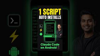 Install Claude Code on Android in 1 Script — Fully Automatic #shorts