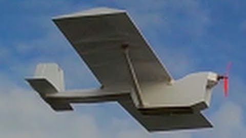 VERY SLOW Flying FPV - AV Plane only $15 in materials!