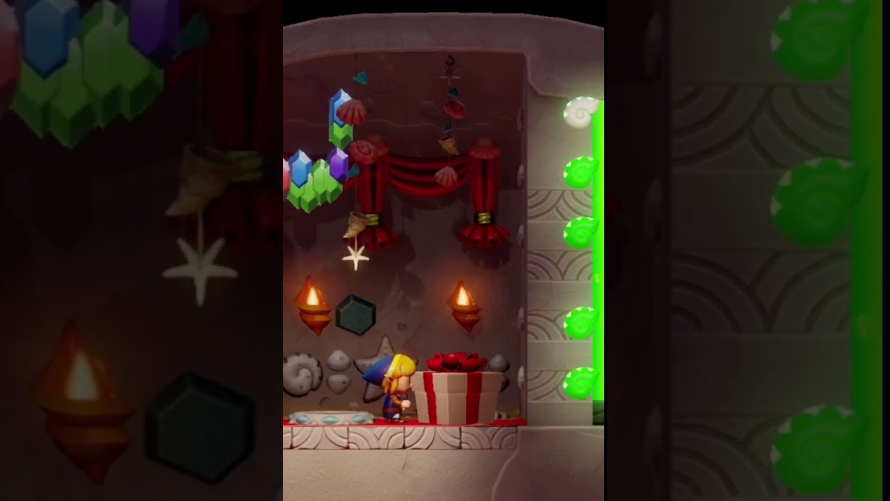 What happens when you get all the secret seashells in Links Awakening. 