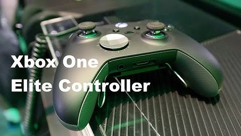 Xbox One Elite Controller Hands-on