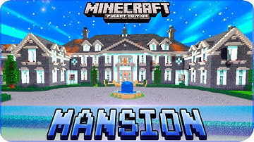 Minecraft PE Maps - Huge MANSION House Map with Download - iOS & Android MCPE 1.0.4 / 1.0