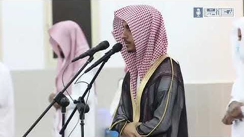 تراويح ليلة 20 رمضان 1442 ترتيل القارئ محمد الحميد من سورتي الحاقة والقيامة