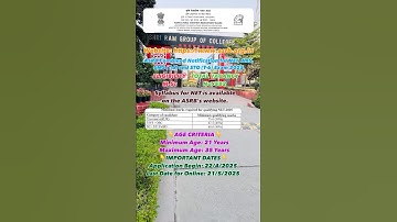 Sarkari Job / ASRB Combined Notification for NET, ARS, SMS (T6) and STO (T6) Exam 2025 / Job in CSIR