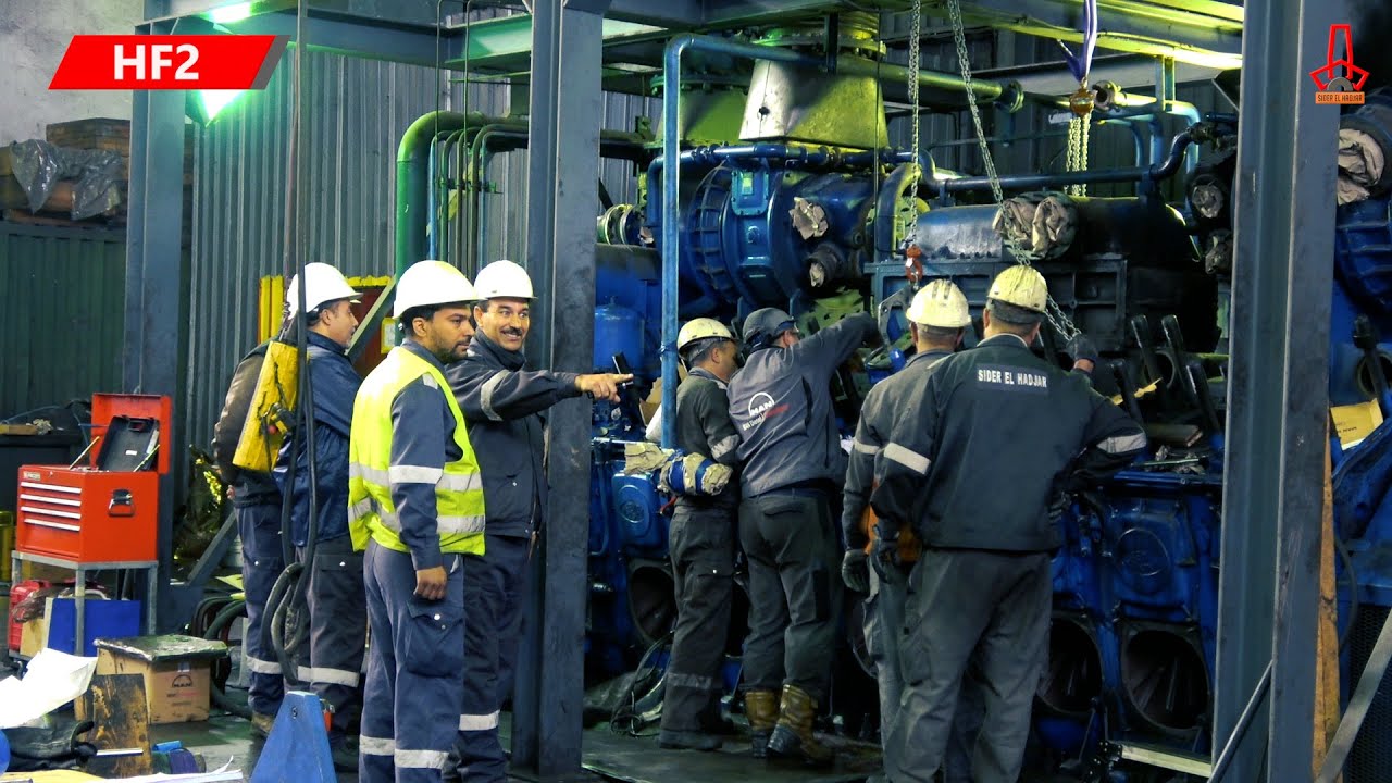 SIDER EL HADJAR  |  Vidéo Arrêt Annuel de la Zone Chaude