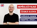 Nepřeložitelná česká slova (do angličtiny)