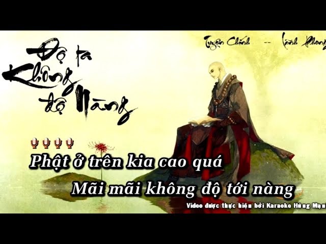 Độ Ta Không Độ Nàng - 渡我不渡她  | KARAOKE | Tone Nữ | Beat Chuẩn