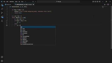 FisKom 1: Metode Numerik Menentukan Akar Persamaan berbasis Metode Bisection menggunakan Python 3