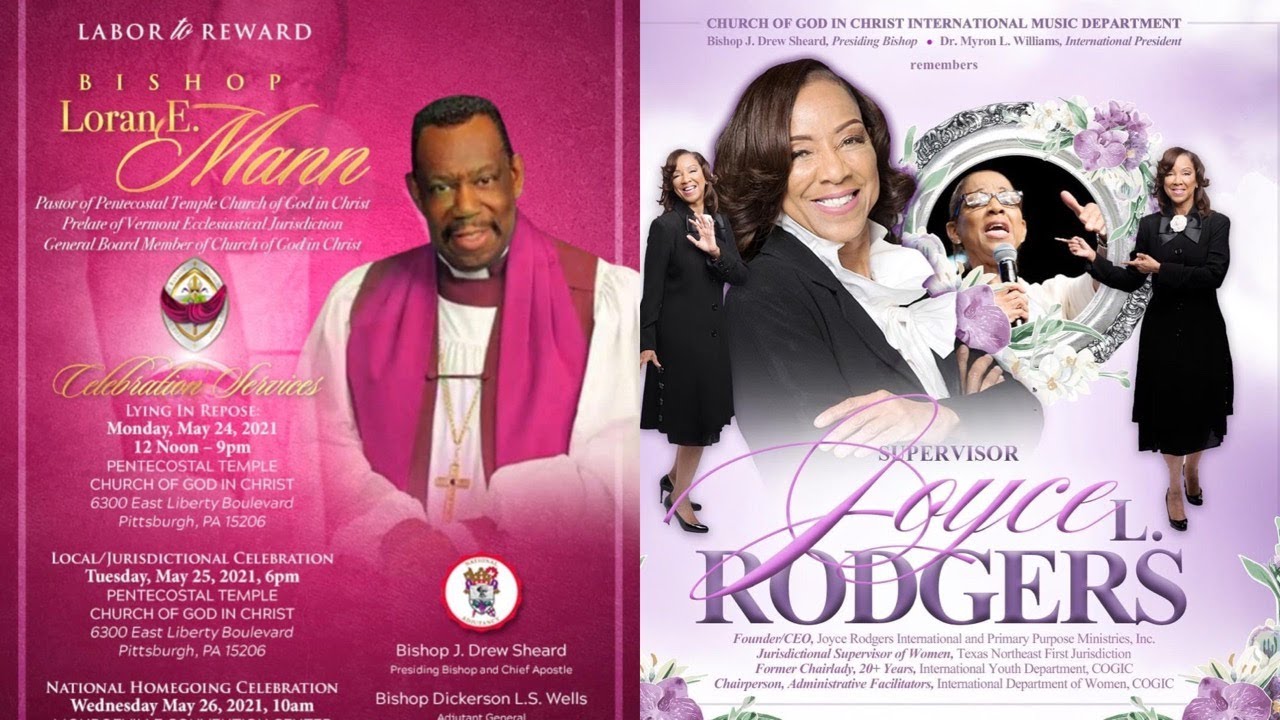 COGIC DEATH TOLL: Evangelist Joyce Rodgers Bishop Loran Mann - YouTube