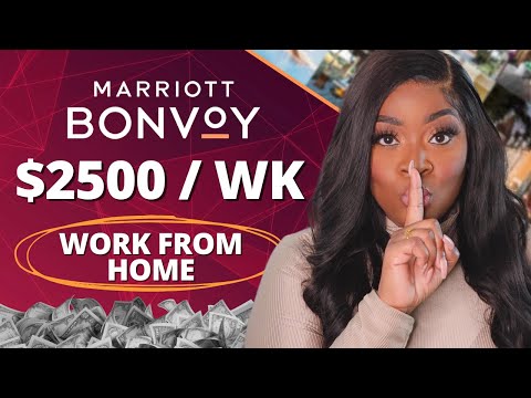 Marriott Is Hiring Remote Jobs For Beginners That Train You 2025