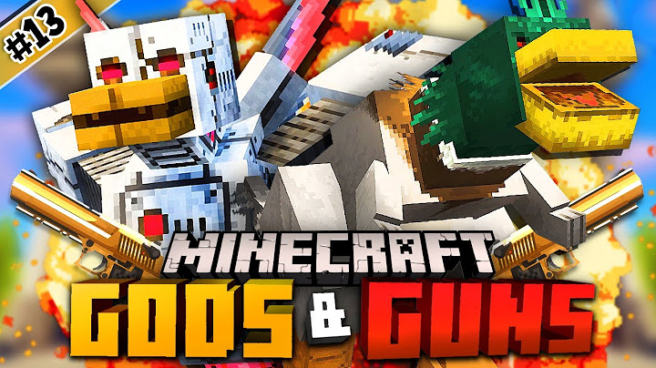 บุกฐานมนุษย์เป็ด! ภัยร้ายเเห่งห้วงอวกาศ!? | Minecraft Gods and Guns EP.13