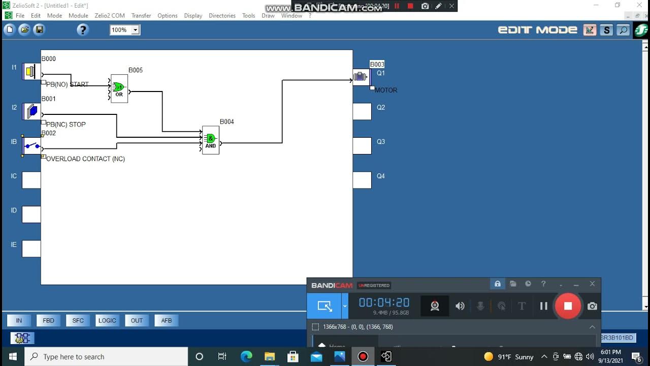Topic #2. How to program ON delay timer on Zelio PLC - YouTube