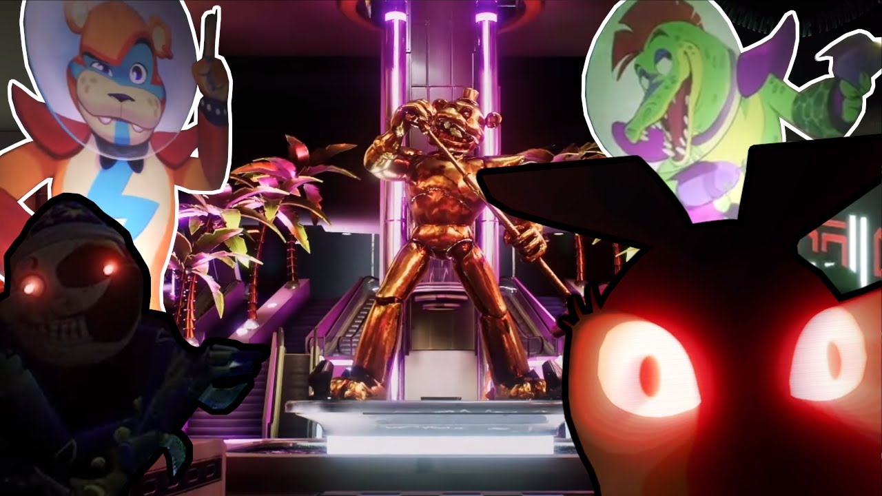 FIVE NIGHTS AT FREDDY'S SECURITY BREACH TRAILER!! REACTION