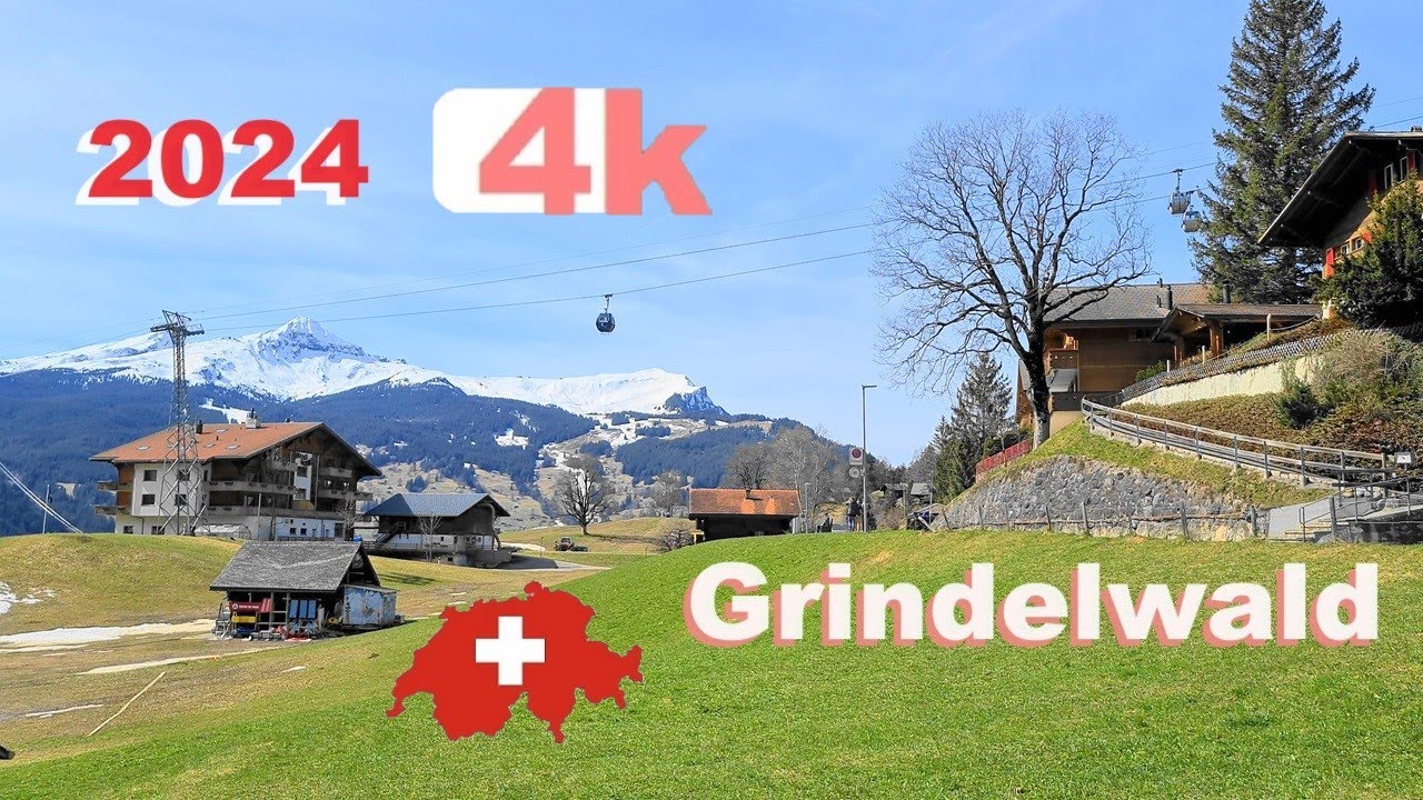 🇨🇭 - 2024 - Winter -  SWITZERLAND  GRINDELWALD - Part 2 - ITSELWALD   BRIENZ   ZERMATT THUN Suiza 4K