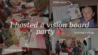 weekend vlog | vision board party, life updates, 2026 vision