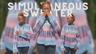 I knitted THE perfect colorwork sweater! (Simultaneous Sweater) 🧶 | handmade with kaye vlogs