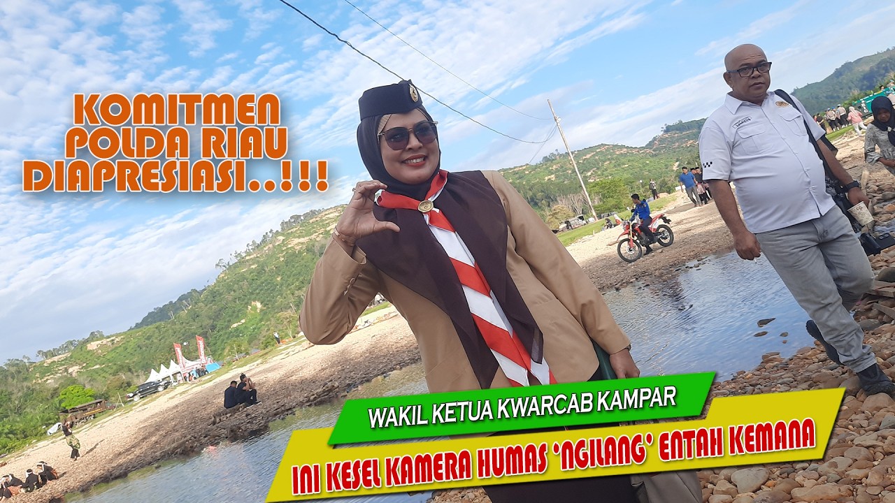 Kegiatan Kemah Dalam Rangka Pelesdtarian Lingkungan Oleh Polda Riau Ini Diapresiasi.