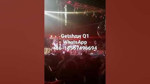 Getshow Q1 line array speaker on performance