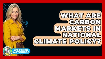 What Are Carbon Markets In National Climate Policy? - Weather Watchdog