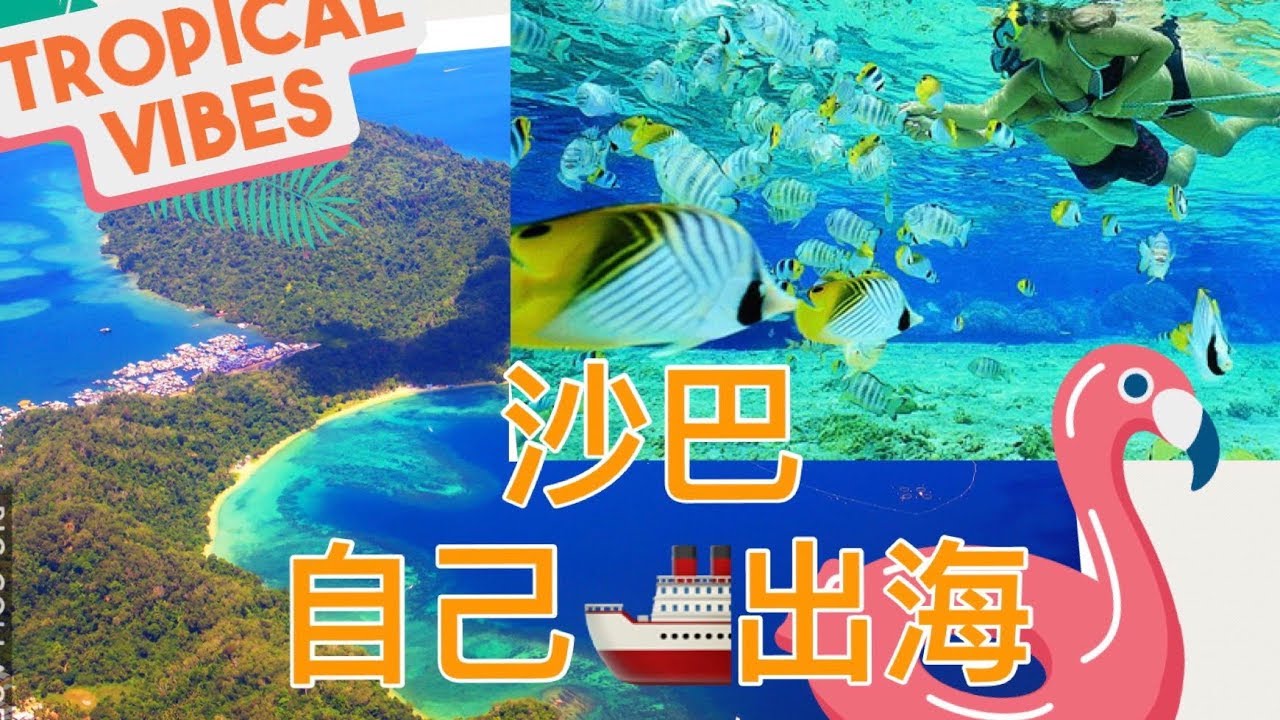 沙巴亞庇 如何自行搭船去 沙比島 馬奴干島 美人魚島 自己買票出海遊