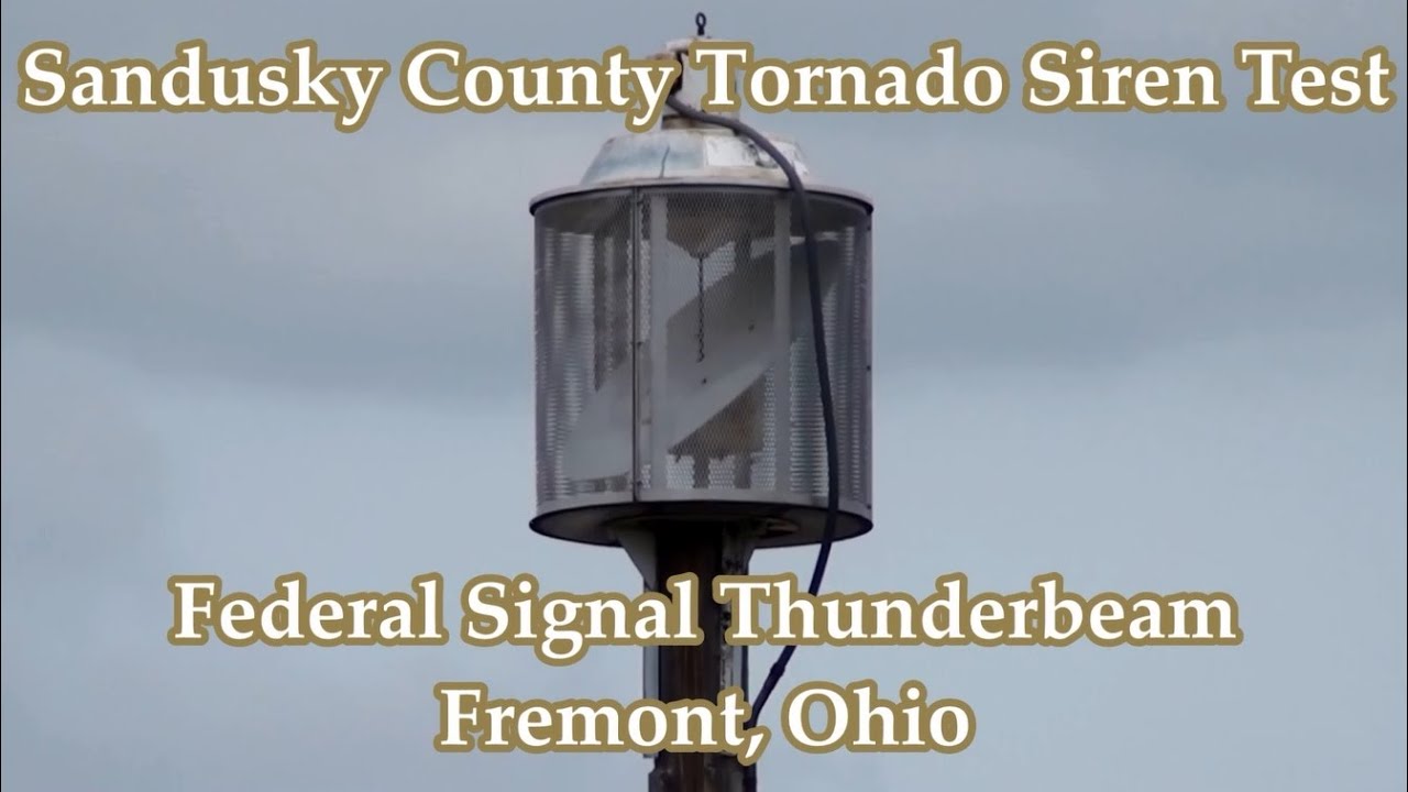 Fremont, OH Federal RSH-10 Siren Test 7-2-16