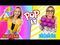 POP IT БОГАТАЯ vs БЕДНАЯ Не хотят Учится / Дорогой vs Дешевый ПОП ИТ / попитерша НЮСЯ ТВ