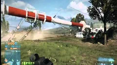 Battlefield 3 Radio tower falling in Caspian border