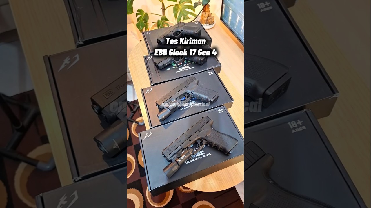 Konversi EBB Glock G17 Gen 4 Tes kiriman 