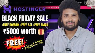 Hostinger Black Friday Sale Huge Discount with Free Gifts