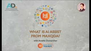 [⚠️ Old version — 2026 update available] What is AI Assist from MaxQda
