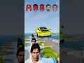 🚘CR7 ❌ Messi ❌ Georgina ❌ Vinicius ❌ Yamal ❌ Jump Challange ⚽ Beamng.Drive 👌#shorts #beamng #messi
