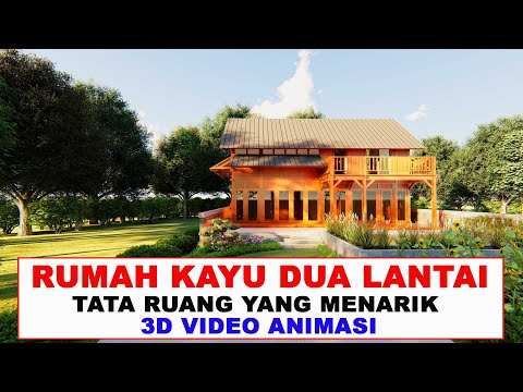  RUMAH  KAYU  DUA  LANTAI  YouTube